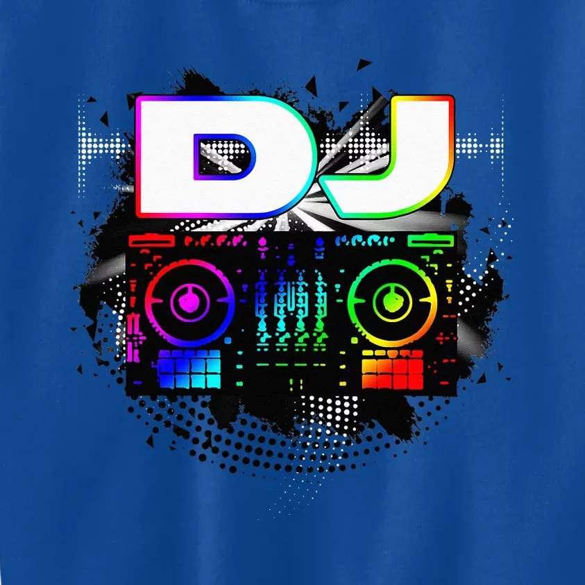 Dj Music Lover Music Player Sound Cool Funny Gift Kids Sweatshirt