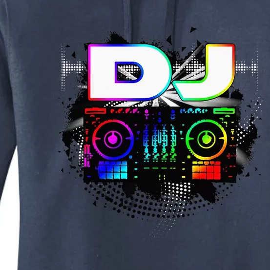 Dj Music Lover Music Player Sound Cool Funny Gift Women's Pullover Hoodie