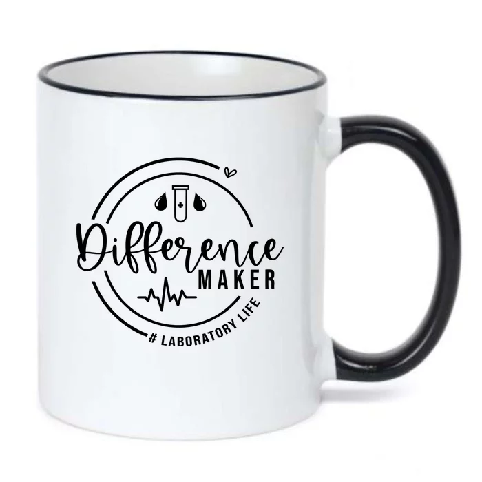 Difference Maker Laborotary Life Black Color Changing Mug