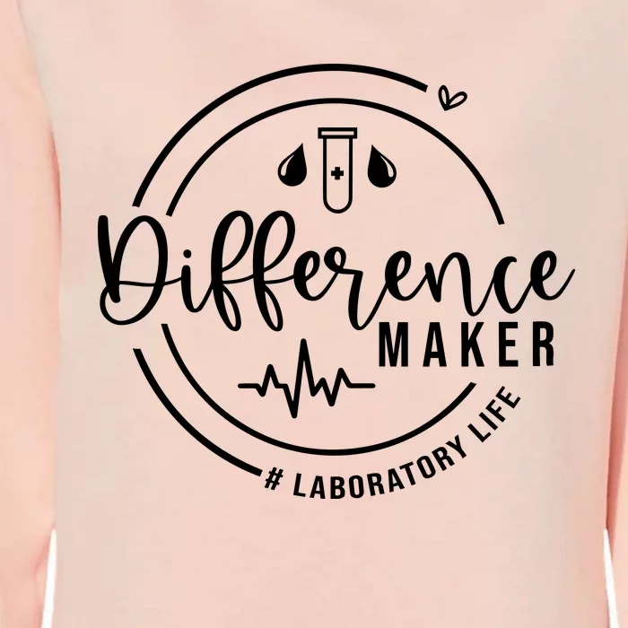 Difference Maker Laborotary Life Womens California Wash Sweatshirt