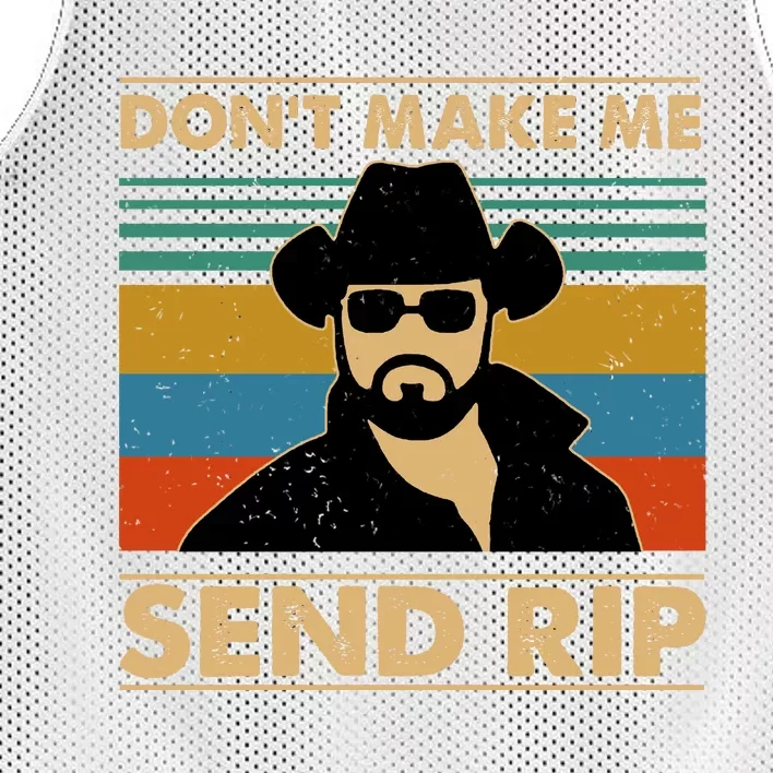 Dont Make Me Send Rip Mesh Reversible Basketball Jersey Tank