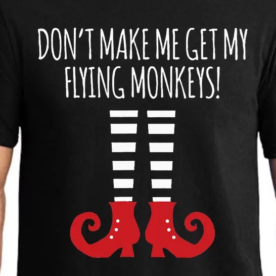 Don't Make Me Get My Flying Monkeys Halloween Costume Pajama Set