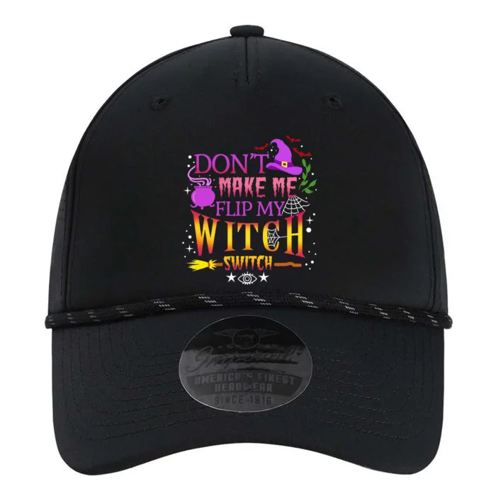 DonT Make Me Flip My Witch Switch Halloween Performance The Dyno Cap