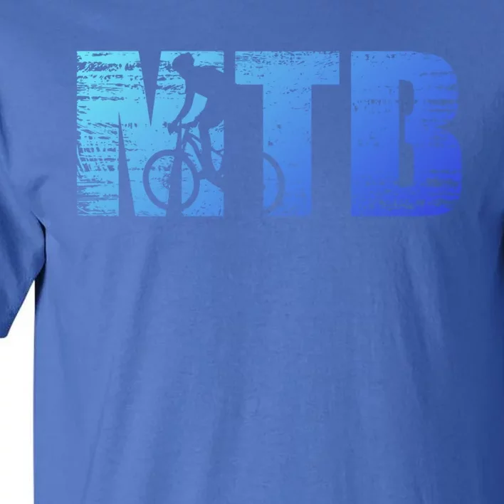 Distressed Mtb Mountain Bike Meaningful Gift For Mountain Bikers Gift Tall T-Shirt