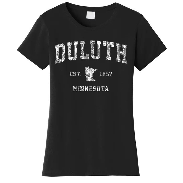 Duluth Minnesota Mn Vintage Athletic Sports Design Women's T-Shirt