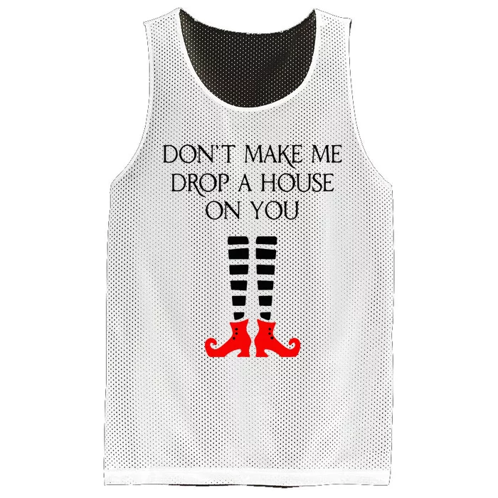 DonT Make Me Drop A House On You Mesh Reversible Basketball Jersey Tank