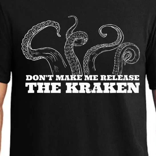 Dont Make Me Release The Kraken Sea Monster Octopus Pajama Set