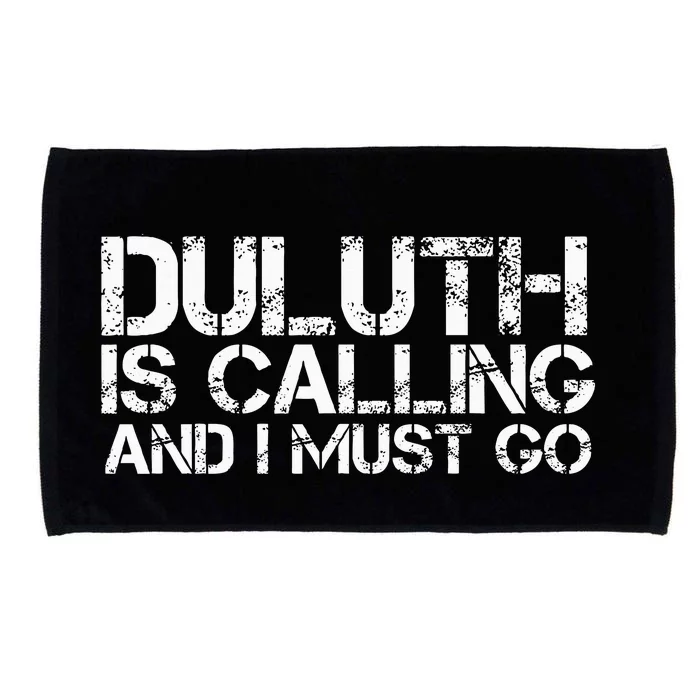 Duluth Mn Minnesota Funny City Trip Home Roots Usa Gift Microfiber Hand Towel