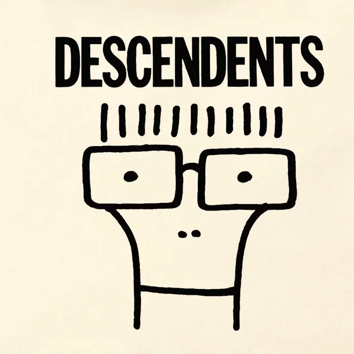 Descendents Merchandise Milo Outline Zip Tote Bag