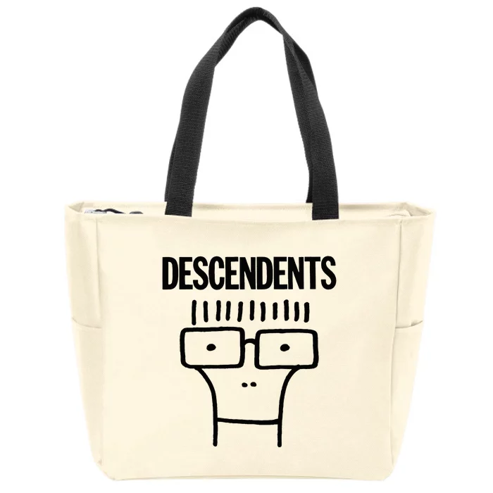 Descendents Merchandise Milo Outline Zip Tote Bag