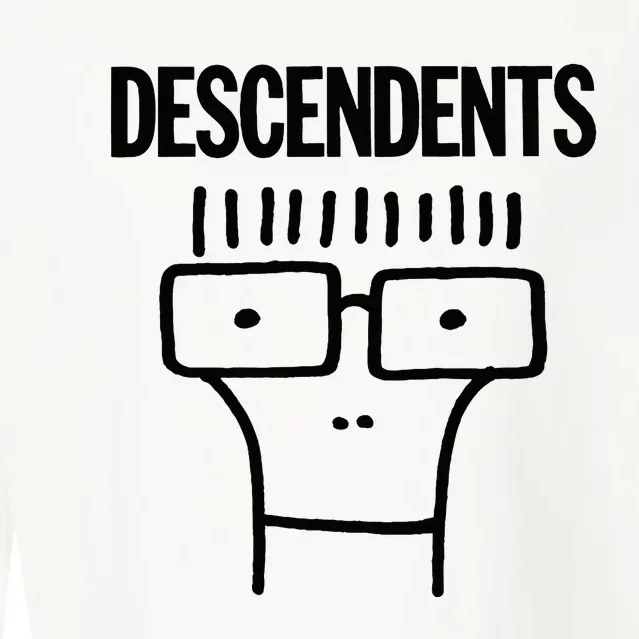 Descendents Merchandise Milo Outline Cropped Pullover Crew