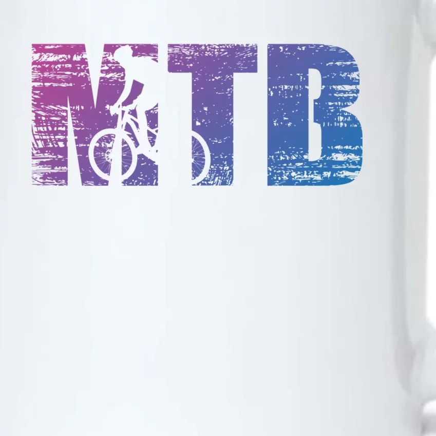 Distressed Mtb Mountain Bike Meaningful Gift For Mountain Bikers Gift Black Color Changing Mug