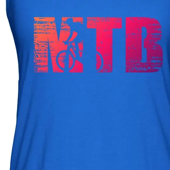 Distressed Mtb Mountain Bike Meaningful Gift For Mountain Bikers Gift Ladies Essential Flowy Tank