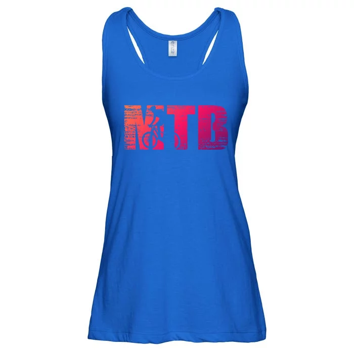 Distressed Mtb Mountain Bike Meaningful Gift For Mountain Bikers Gift Ladies Essential Flowy Tank