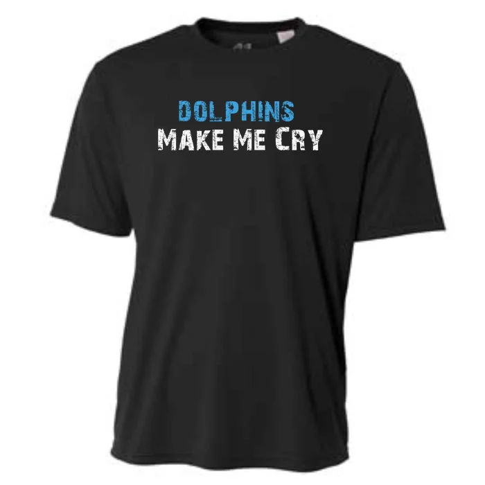 Dolphins Make Me Cry Cooling Performance Crew T-Shirt