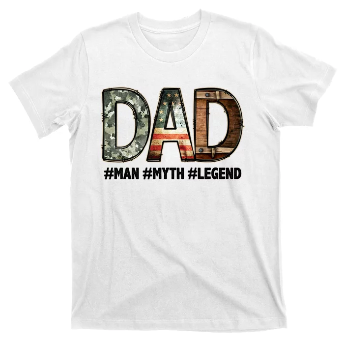 Dad Man Myth Legend Vintage T-Shirt