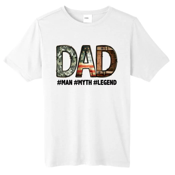 Dad Man Myth Legend Vintage ChromaSoft Performance T-Shirt