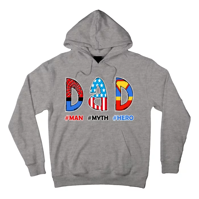 Dad Man Myth Superhero Hoodie