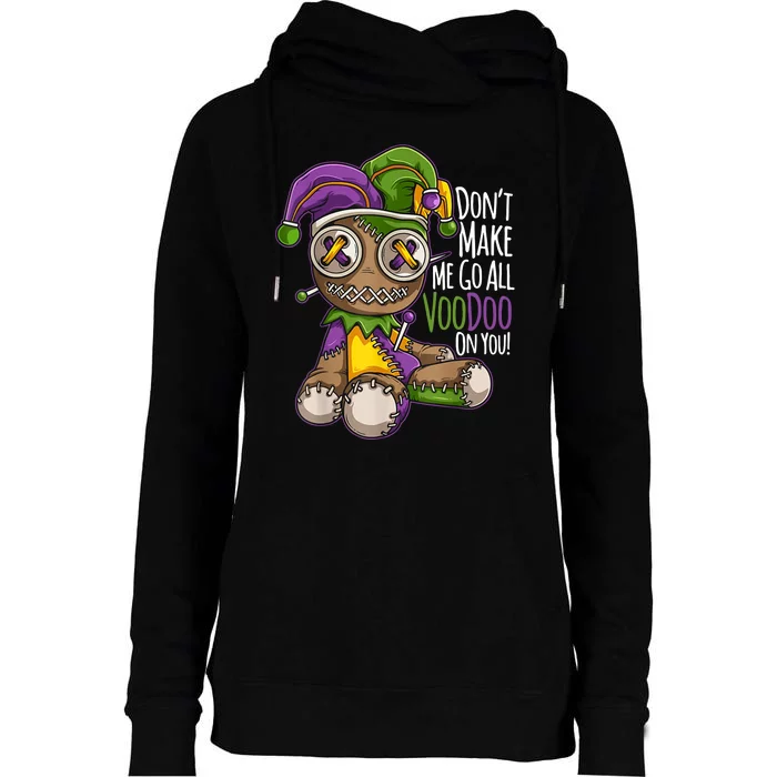 Dont Make Me Go All On You Costume Womens Funnel Neck Pullover Hood