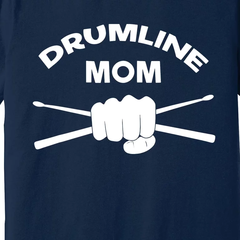 Drumline Mom Music Marching Band Support Premium T-Shirt