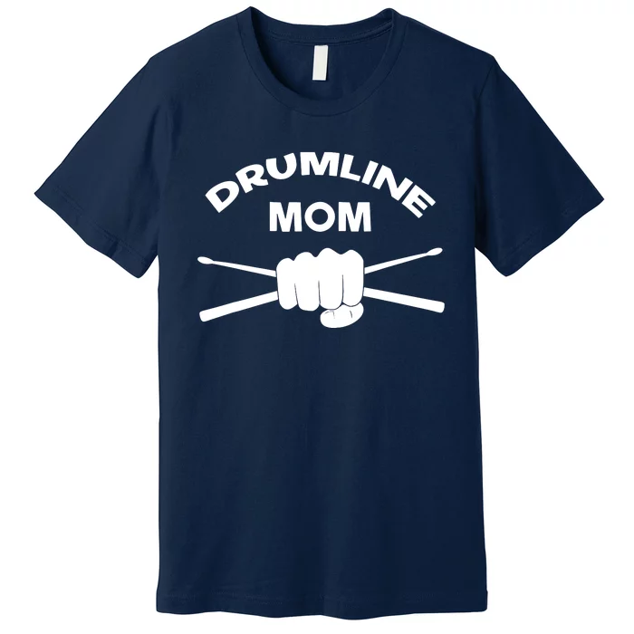 Drumline Mom Music Marching Band Support Premium T-Shirt