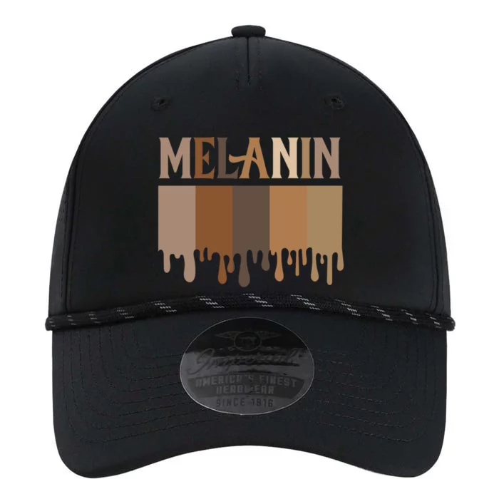 Drippin Melanin Meaningful Funny Gift Juneteenth Black Pride Funny Gift Performance The Dyno Cap