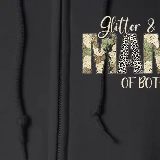 Dirt Mom Mama Of Both Full Zip Hoodie