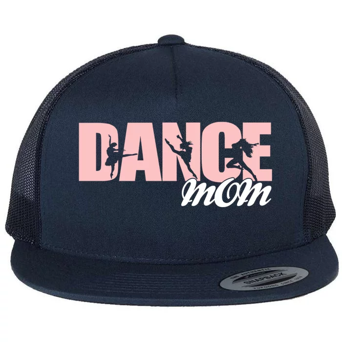 Dance Mom Momlife Dancer Mom MotherS Day Retro S Gift Flat Bill Trucker Hat