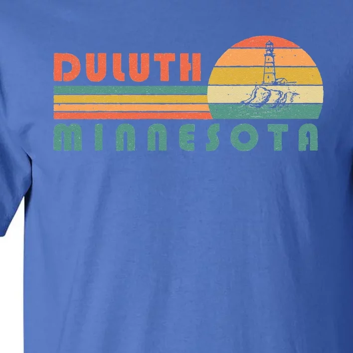 Duluth Minnesota MN Vintage Lighthouse Two Harbors Gift Tall T-Shirt