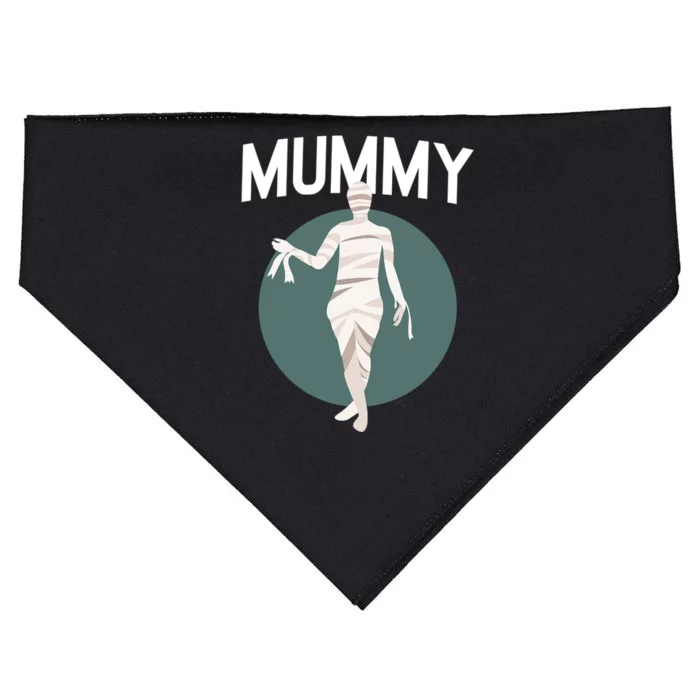 Deady Mummy Matching Mom Dad Halloween Funny Couples Gift USA-Made Doggie Bandana