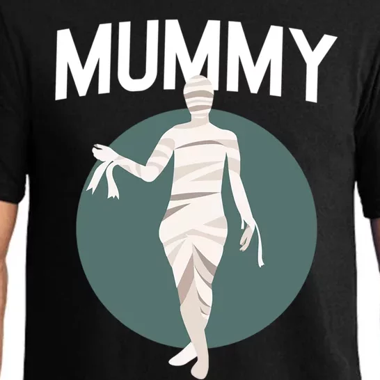 Deady Mummy Matching Mom Dad Halloween Funny Couples Gift Pajama Set