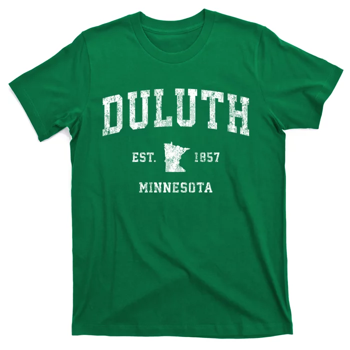 Duluth Minnesota Mn Vintage Athletic Sports T-Shirt