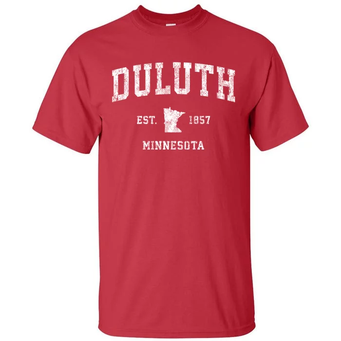 Duluth Minnesota Mn Vintage Athletic Sports Tall T-Shirt