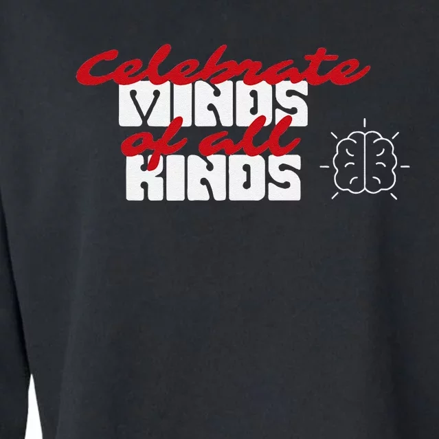 Diverse Minds Matter Inclusivity Cropped Pullover Crew