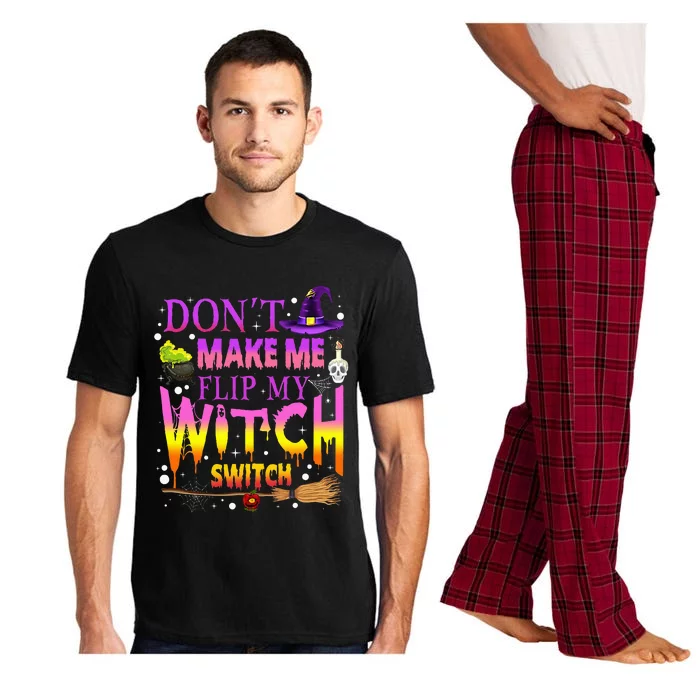 Dont Make Me Flip My Witch Switch Halloween Pajama Set