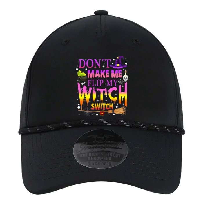 Dont Make Me Flip My Witch Switch Halloween Performance The Dyno Cap