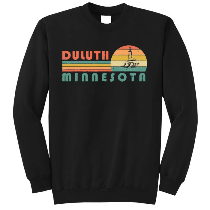 Duluth Minnesota MN Vintage Lighthouse Two Harbors Gift Sweatshirt