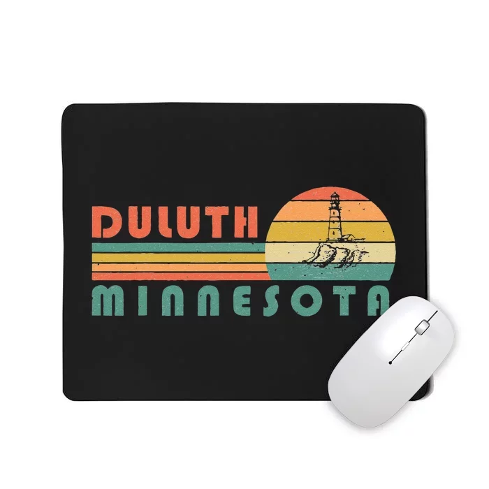 Duluth Minnesota MN Vintage Lighthouse Two Harbors Gift Mousepad