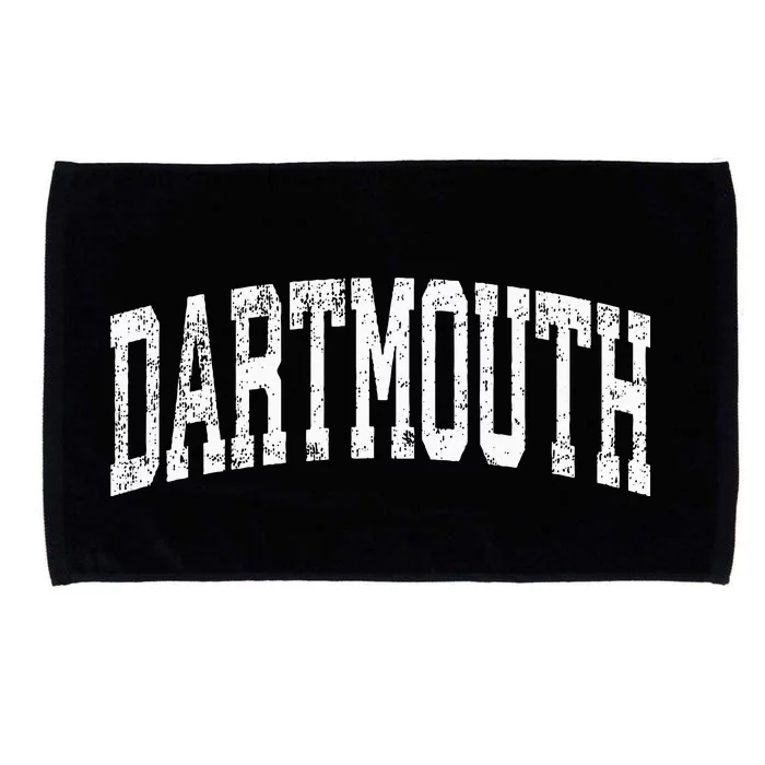 Dartmouth Massachusetts Ma Vintage Athletic Sports Microfiber Hand Towel