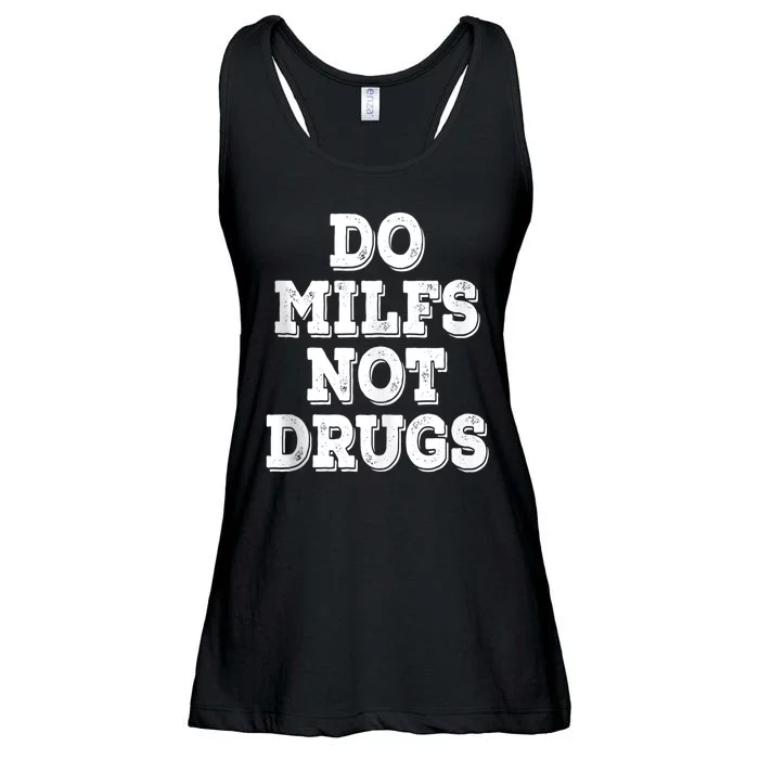 Do Milfs Not Drugs Funny Retro Vintage Ladies Essential Flowy Tank