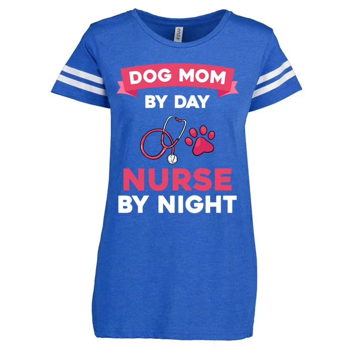 Dog Mom Nurse Gift Enza Ladies Jersey Football T-Shirt