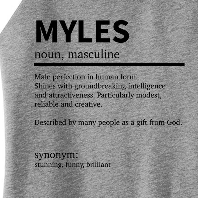 Definition Myles Name Saying Myles First Name Myles Gift Women’s ...