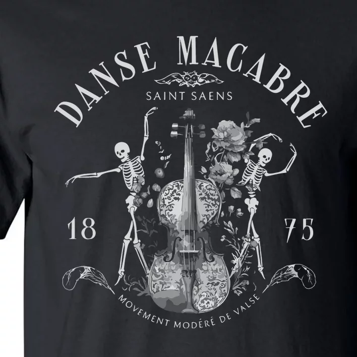 Danse Macabre Orchestra Skeleton Violin Tall T-Shirt