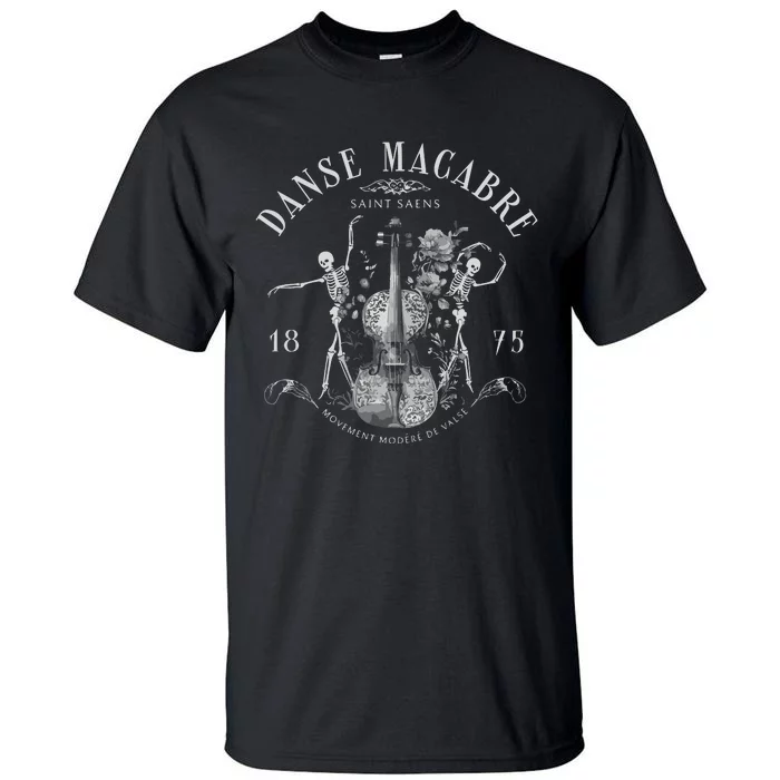 Danse Macabre Orchestra Skeleton Violin Tall T-Shirt