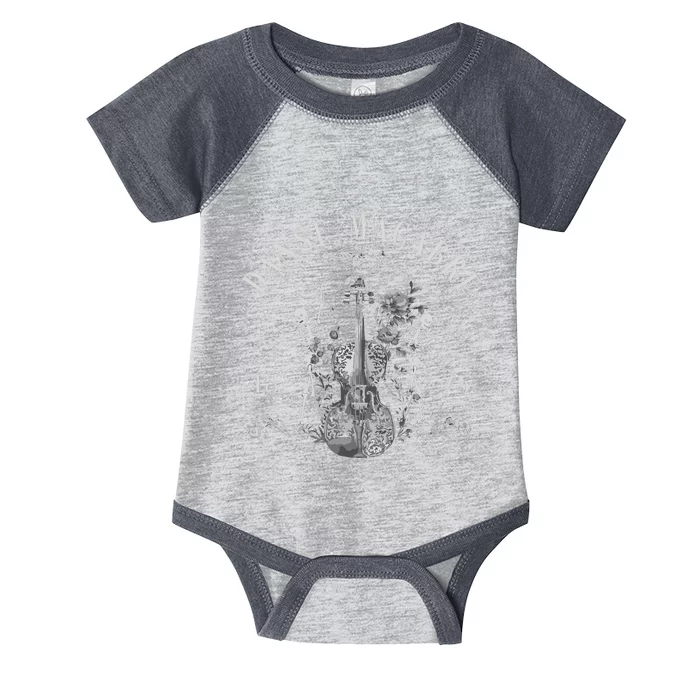 Danse Macabre Orchestra Skeleton Violin Infant Baby Jersey Bodysuit