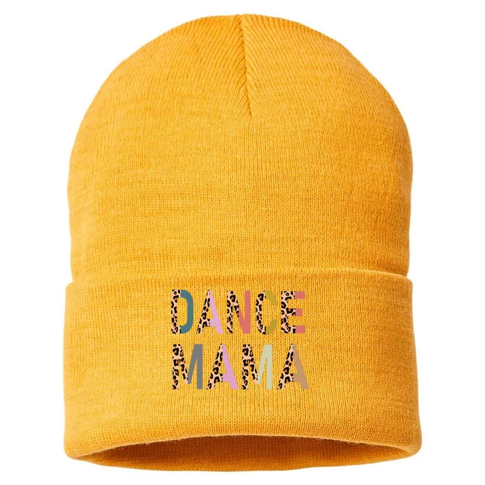 Dance Mama Of A Dancer Mom Dancing Mother Dance Mom Sustainable Knit Beanie