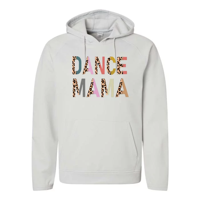 Dance Mama Of A Dancer Mom Dancing Mother Dance Mom Performance Fleece Hoodie