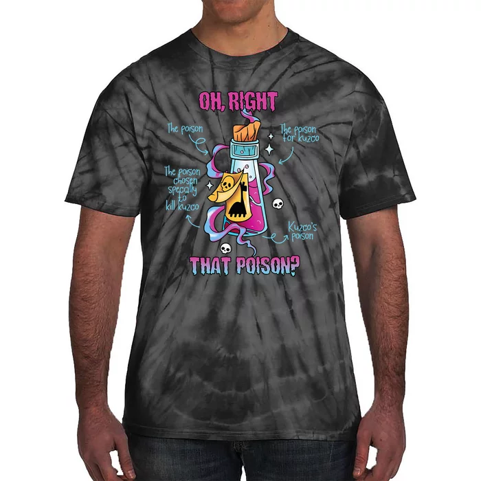 Drink Me Oh Right That Poisonllama Halloween Tie-Dye T-Shirt