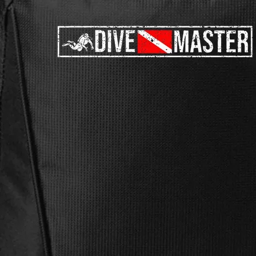 Dive Master Professional Divers Scuba Diving Flag Instructor City Backpack