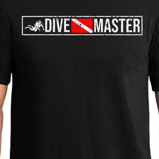 Dive Master Professional Divers Scuba Diving Flag Instructor Pajama Set